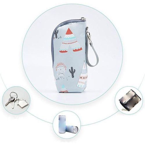 2 Pieces Multifunctional Milk Bottle Warm Bag Breast Milk