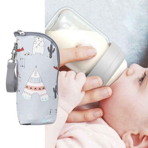 2 Pieces Multifunctional Milk Bottle Warm Bag Breast Milk