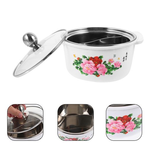 Soup Pot With Cover Cooking all Pots For Commercial Lid Pasta Stove Serving Stainless Steel Individual Chafing Dish