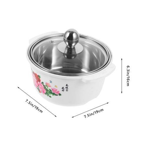 Soup Pot With Cover Cooking all Pots For Commercial Lid Pasta Stove Serving Stainless Steel Individual Chafing Dish