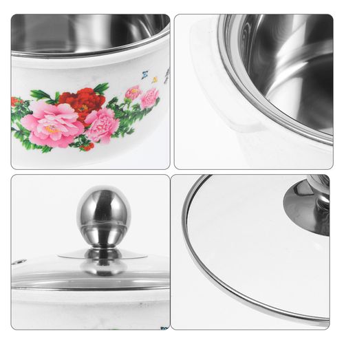 Soup Pot With Cover Cooking all Pots For Commercial Lid Pasta Stove Serving Stainless Steel Individual Chafing Dish