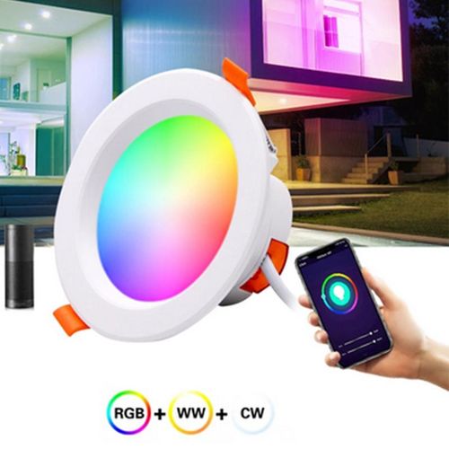 Led Downlight Spot Recessed Smart Dimmable Ceiling 10w/15w Plafond Rgb Color Changing Bulb Track Lamp