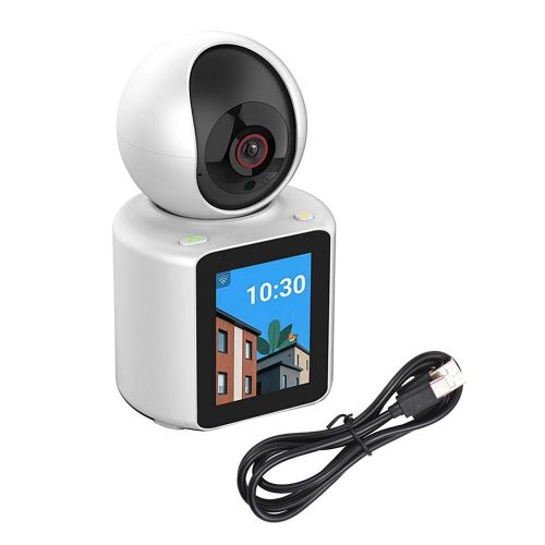 1080P Wireless Security Camera WiFi Camera Pan/Tilt Camera with 2.8in IPS Screen-eu My