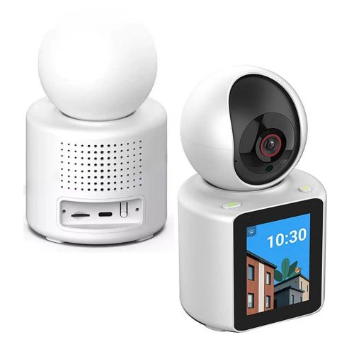 1080P Wireless Security Camera WiFi Camera Pan/Tilt Camera with 2.8in IPS Screen-eu My