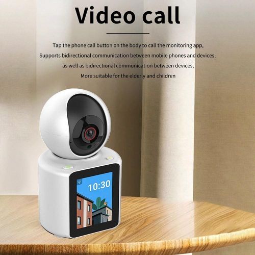 1080P Wireless Security Camera WiFi Camera Pan/Tilt Camera with 2.8in IPS Screen-eu My