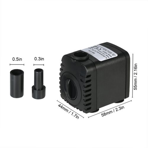 600L/H 8W Submersible Water Pump For Aquarium Tabletop