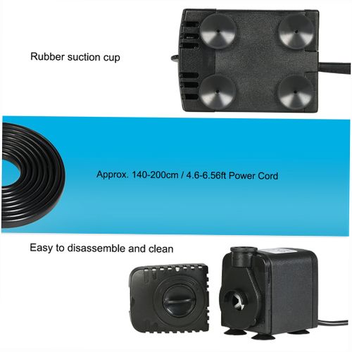 600L/H 8W Submersible Water Pump For Aquarium Tabletop