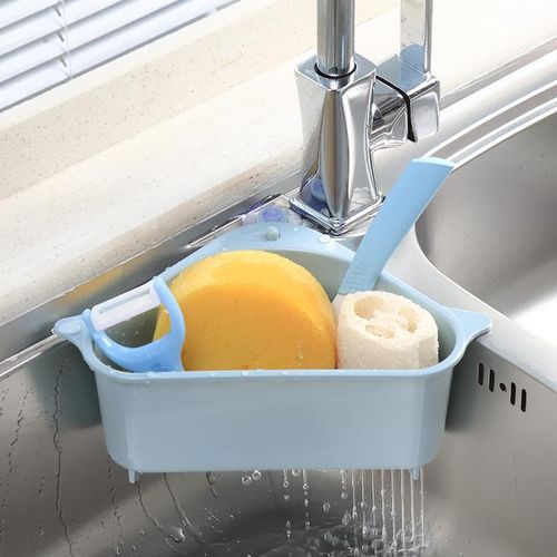 New 2020 Suction Cup Triangular Sink Strainer Drain Shelf Vegetable/fruit/sponge/tool Kitchen Triangular Sink Filter Sink Sieve