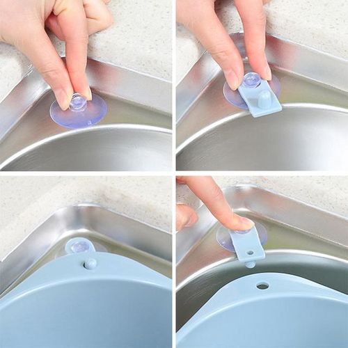 New 2020 Suction Cup Triangular Sink Strainer Drain Shelf Vegetable/fruit/sponge/tool Kitchen Triangular Sink Filter Sink Sieve