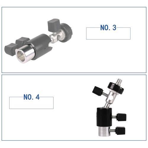 D Type Multifunctional Flash Light Stand Umbrella Bracket