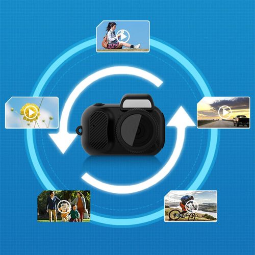 Y3000 Digital Video Camera 0.96 inch screen Mini 1080P HD Camera Outdoor Sports Pocket Camera with Screen Recorder Car Recorder Bike Motorcycle Sports DV