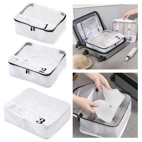 Packing Cubes Toiletries Pouch Travel Organizer Bags