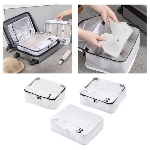 Packing Cubes Toiletries Pouch Travel Organizer Bags