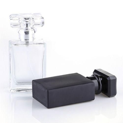 3050ml Portable Travel Square Refill Empty  Scent Spray Glass BottleTransparent