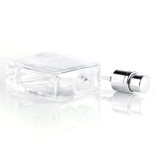 3050ml Portable Travel Square Refill Empty  Scent Spray Glass BottleTransparent