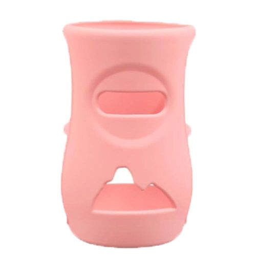 Silicone Sleeves for Baby Bottles Solid Color Anti-fall Silicone Bottle Cover Household Baby Feeding Supplies NO5301