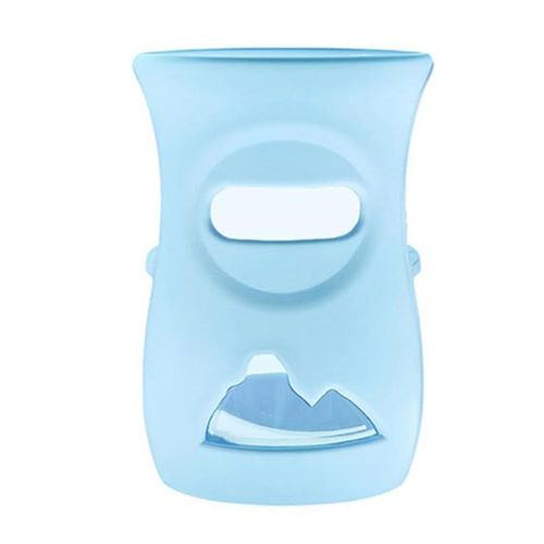 Silicone Sleeves for Baby Bottles Solid Color Anti-fall Silicone Bottle Cover Household Baby Feeding Supplies NO5301