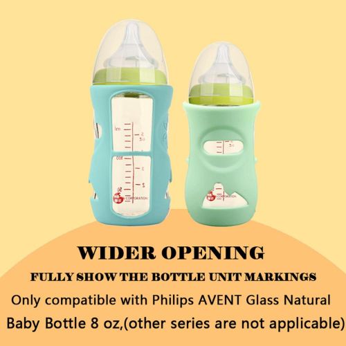 Silicone Sleeves for Baby Bottles Solid Color Anti-fall Silicone Bottle Cover Household Baby Feeding Supplies NO5301