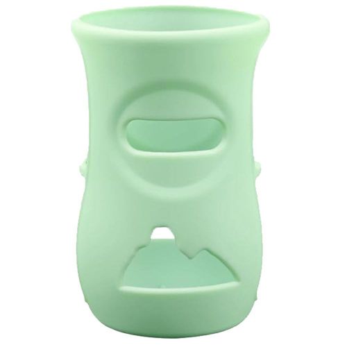 Silicone Sleeves for Baby Bottles Solid Color Anti-fall Silicone Bottle Cover Household Baby Feeding Supplies NO5301