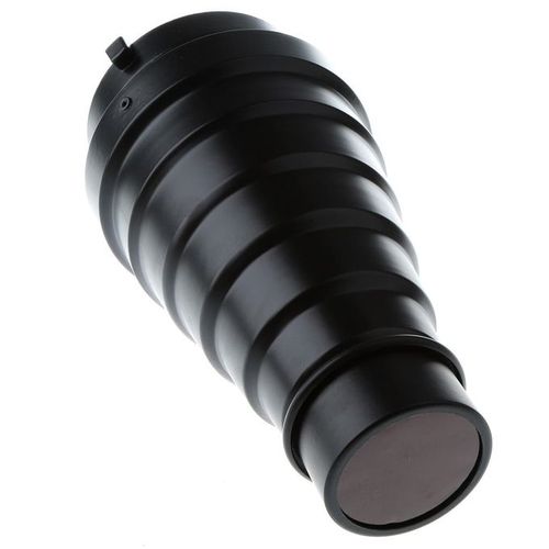 Aluminum Photography Flash Conical Snoot W/ Honeycomb Grid Color
