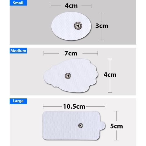 Massage Instrument Accessories Patch Electrode Pads Reusable Portable