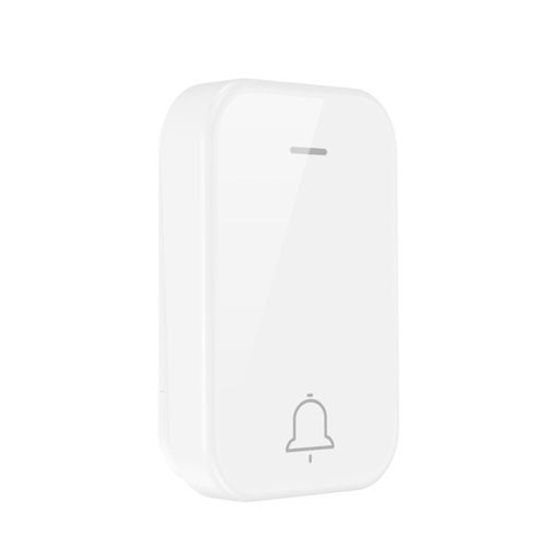 Cross-border hot sale 2023 new pure black self-generating wireless doorbell battery-free waterproof 200 meters ultra-long distance pure white emitter