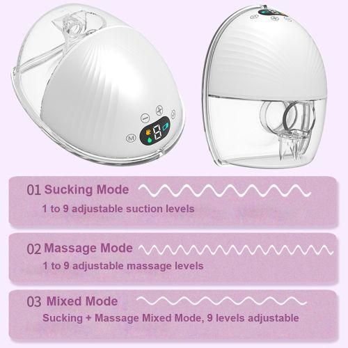 Portable Wearable Breast Pump Hands Free Electric Breast