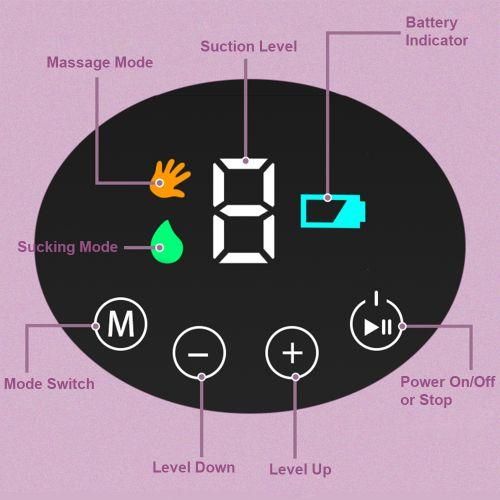 Portable Wearable Breast Pump Hands Free Electric Breast