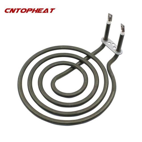 SUS304 220v Electric Tubular Heating Element Cook- Stove Surface Burner Air Coil Heater Replacement 1kw/1.2kw/1.5kw