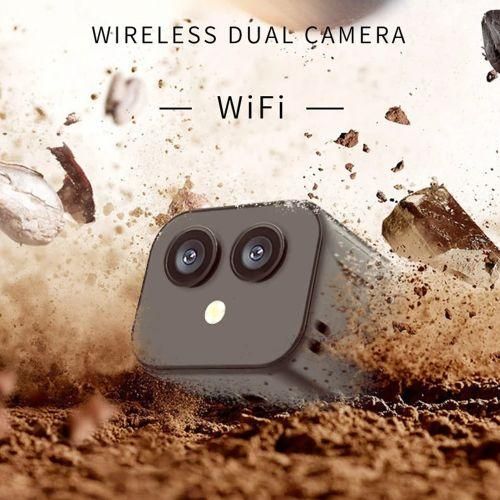 4K WiFi Camera Wireless Monitor Camera Dual Lens 170° Wide