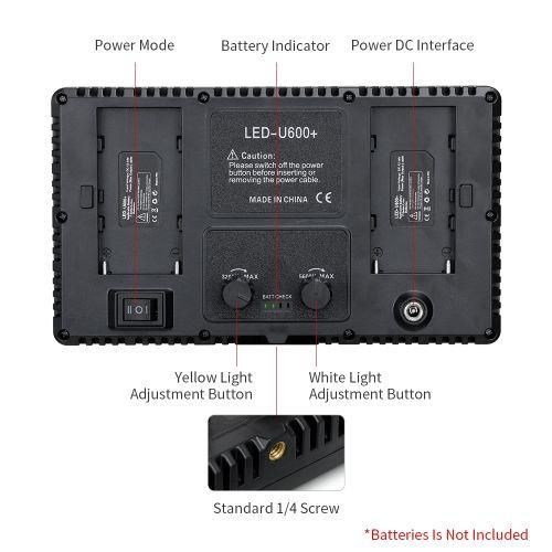 E800 RGB Color LED Flat Panel Lights Fill Light
