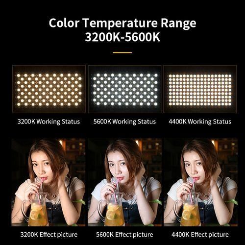 E800 RGB Color LED Flat Panel Lights Fill Light