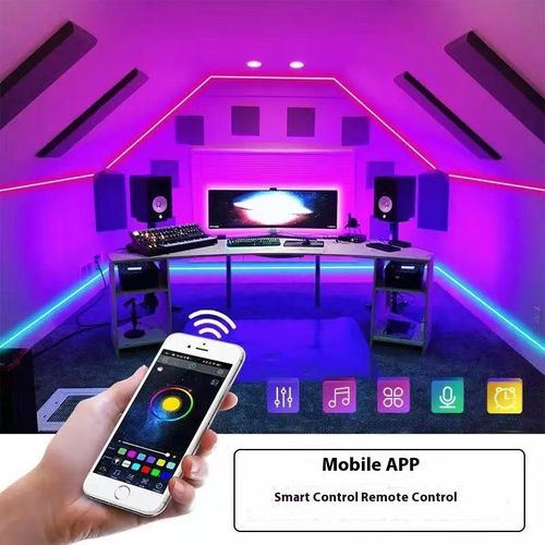 RGB Led flexible strip snake light kit with remote control