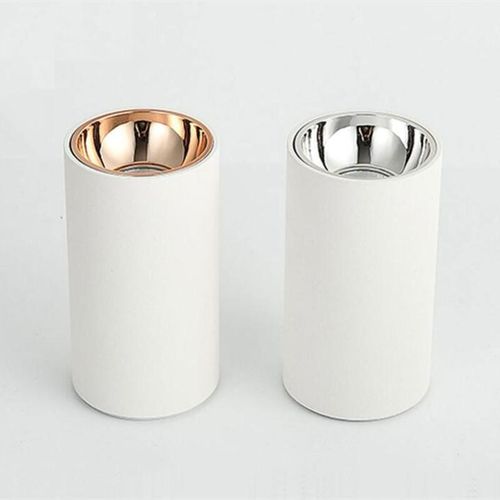 Surface Mounted Cylindrical Led Cob Downlight Gold Reflector 7w 10w 15w 18w Led Ceiling Bulbs Lamp Spot Led Downlight