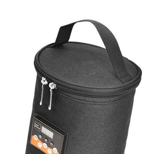 Milk Bottle Warmer Digital Display Lunch Bag Baby Bottle Bag Black
