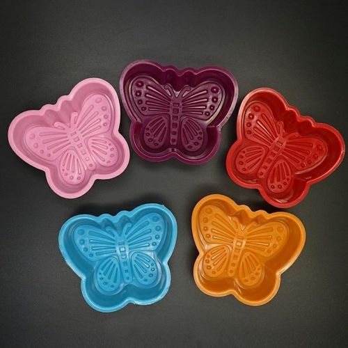 5Pcs Silicone Butterfly Shapes Cake Mold Craft Cookie Chocolate Mould Tools NO5248