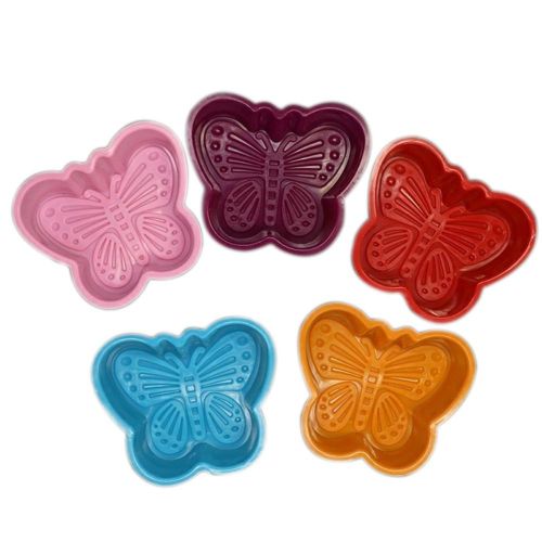 5Pcs Silicone Butterfly Shapes Cake Mold Craft Cookie Chocolate Mould Tools NO5248
