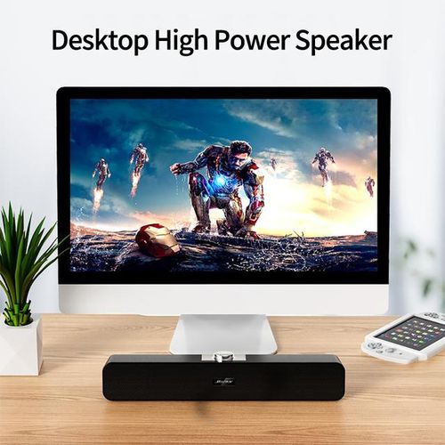 Wired Bluetooth Speaker Strip Speaker Mini Portable Speakers For Computer Tv Auxiliary Speakers Home Outdoors Security Sound Bar