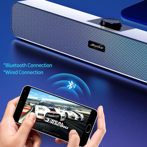 Wired Bluetooth Speaker Strip Speaker Mini Portable Speakers For Computer Tv Auxiliary Speakers Home Outdoors Security Sound Bar