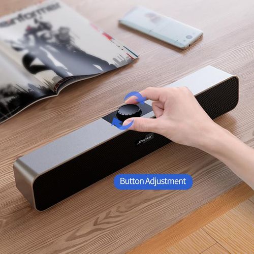 Wired Bluetooth Speaker Strip Speaker Mini Portable Speakers For Computer Tv Auxiliary Speakers Home Outdoors Security Sound Bar