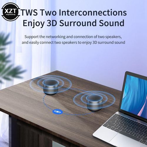 Mini Bluetooth Speaker Metal Case Potable Wireless Metal Loud Speaker Super Bass Stereo Sound Speaker Outdoor Sport Music Player