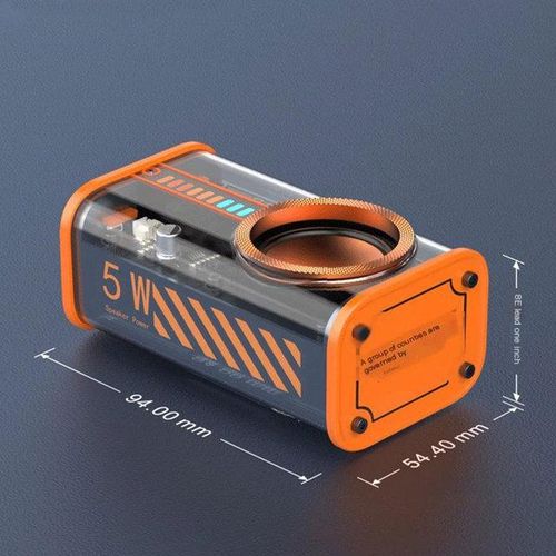 K07 Mecha Music Speakers The Bass Transparent Tws Wireless Bluetooth Speaker Rgb Sound Light Rhythm Stereo Loudspeaker For Party