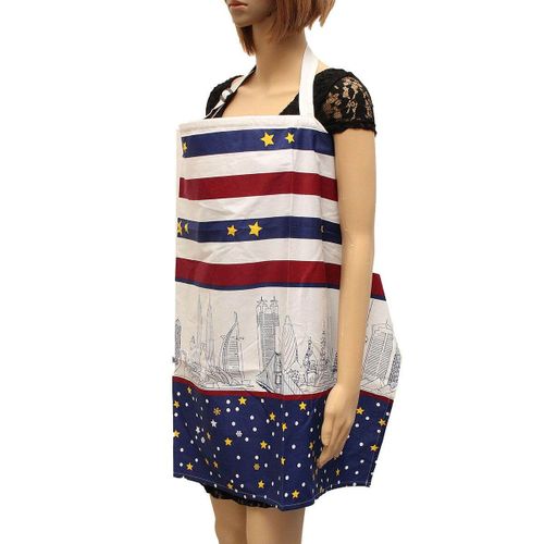 Baby Mum Nursing Breastfeeding Cotton Poncho Cover Up Udder Covers Shawl Blanket USA