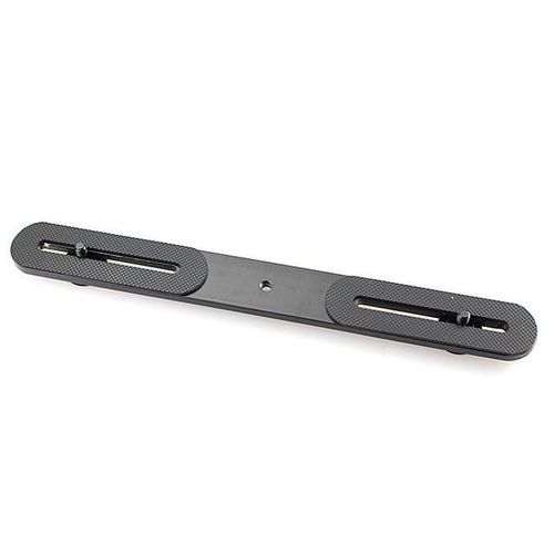 Dual Flash Hot Shoe Bracket One To Two Switcher Holder Bar Metal 1/4