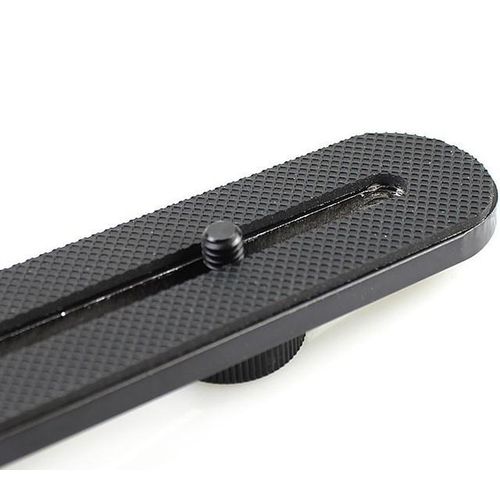 Dual Flash Hot Shoe Bracket One To Two Switcher Holder Bar Metal 1/4