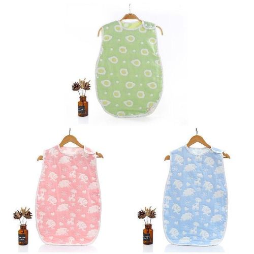 6 Layered Baby Cotton Swaddle Wrap Wearable Swaddle Blanket for Baby Boys and Girls NO5278