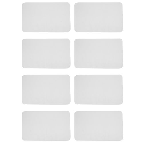 915 Generation 8 Transparent P Mats Washable White Dining Table P Mat Plastic Non- Heat Resistant