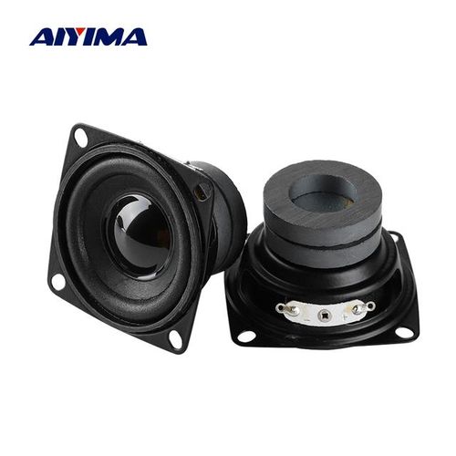 Aiyima 2pcs Mini Audio Portable Speakers 4 Ohm 8 Ohm 10w Full Range Double Magnetic Speaker Diy For Home Theater Sound System