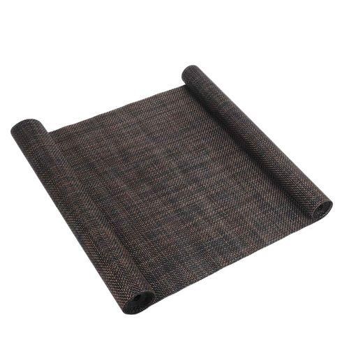 915 Generation 11.8X 70.8 Inches1 Table Runner and 6 Placemats, BlackBrow