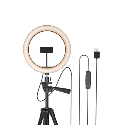 Selfie LED Ring Light Kit With Stand Dimmable Ringlight For Black